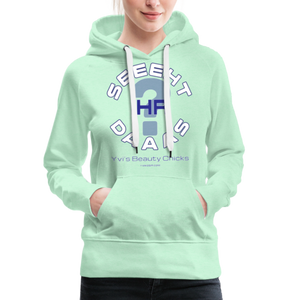 Seht Ihr Das Design Serie - Frauen Premium Hoodie - helles Mintgrün