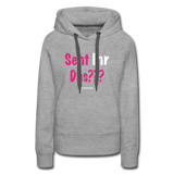 Seht Ihr Das Design - Frauen Premium Hoodie - Grau meliert