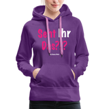 Seht Ihr Das Design - Frauen Premium Hoodie - Purple