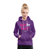 Seht Ihr Das Design - Frauen Premium Hoodie - Purple