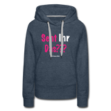 Seht Ihr Das Design - Frauen Premium Hoodie - Jeansblau