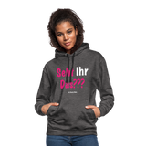 Seht Ihr Das Design - Frauen Kontrast-Hoodie - Anthrazit/Schwarz