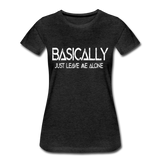 Basically - Frauen Premium T-Shirt - Anthrazit