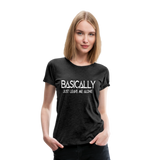 Basically - Frauen Premium T-Shirt - Anthrazit