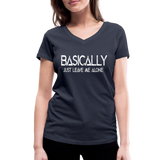 Basically - Frauen Bio-T-Shirt mit V-Ausschnitt von Stanley & Stella - Navy