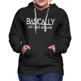 Basically - Frauen Premium Hoodie - Schwarz