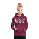 Basically - Frauen Premium Hoodie - Bordeaux