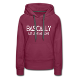 Basically - Frauen Premium Hoodie - Bordeaux