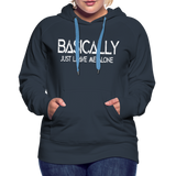 Basically - Frauen Premium Hoodie - Navy