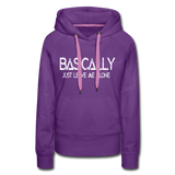 Basically - Frauen Premium Hoodie - Purple