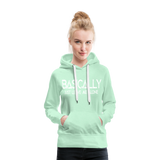 Basically - Frauen Premium Hoodie - helles Mintgrün