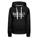 Basically - Frauen Premium Hoodie - Anthrazit