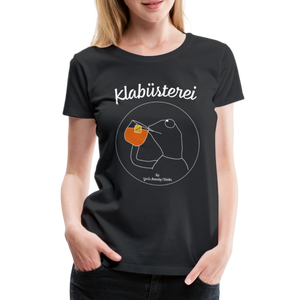 Frosch - Frauen Premium T-Shirt - Schwarz