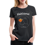 Frosch - Frauen Premium T-Shirt - Schwarz