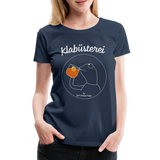 Frosch - Frauen Premium T-Shirt - Navy