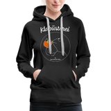 Frosch - Frauen Premium Hoodie - Schwarz