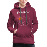 Frosch - Frauen Premium Hoodie - Bordeaux