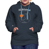 Frosch - Frauen Premium Hoodie - Navy