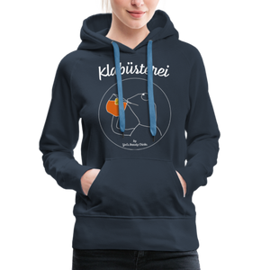 Frosch - Frauen Premium Hoodie - Navy