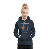 Frosch - Frauen Premium Hoodie - Navy