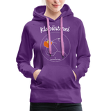 Frosch - Frauen Premium Hoodie - Purple