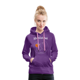 Frosch - Frauen Premium Hoodie - Purple