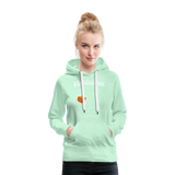 Frosch - Frauen Premium Hoodie - helles Mintgrün