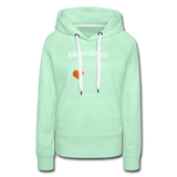 Frosch - Frauen Premium Hoodie - helles Mintgrün