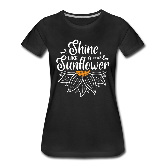 Sunflower - Frauen Premium T-Shirt - Schwarz