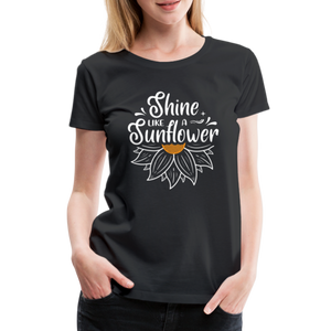 Sunflower - Frauen Premium T-Shirt - Schwarz