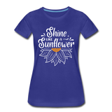 Sunflower - Frauen Premium T-Shirt - Königsblau