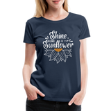 Sunflower - Frauen Premium T-Shirt - Navy