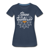 Sunflower - Frauen Premium T-Shirt - Navy