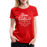 Sunflower - Frauen Premium T-Shirt - Rot