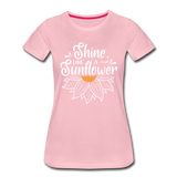 Sunflower - Frauen Premium T-Shirt - Hellrosa