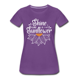 Sunflower - Frauen Premium T-Shirt - Lila