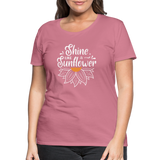 Sunflower - Frauen Premium T-Shirt - Malve