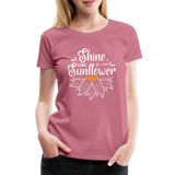 Sunflower - Frauen Premium T-Shirt - Malve