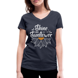 Sunflower - Frauen Bio-T-Shirt mit V-Ausschnitt von Stanley & Stella - Navy