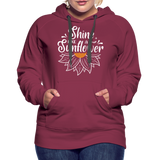 Sunflower - Frauen Premium Hoodie - Bordeaux