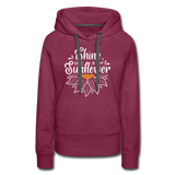 Sunflower - Frauen Premium Hoodie - Bordeaux