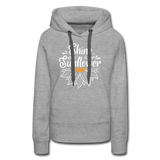 Sunflower - Frauen Premium Hoodie - Grau meliert