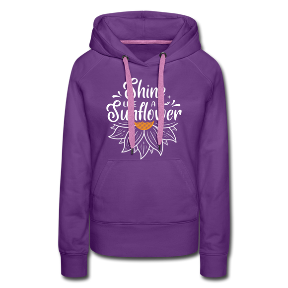 Sunflower - Frauen Premium Hoodie - Purple