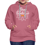 Sunflower - Frauen Premium Hoodie - Malve