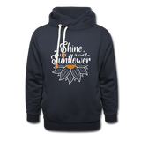 Sunflower - Frauen Schalkragen Hoodie - Navy