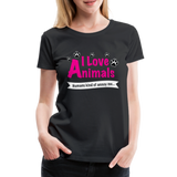 Animals - Frauen Premium T-Shirt - Schwarz