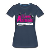 Animals - Frauen Premium T-Shirt - Navy