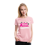 Animals - Frauen Premium T-Shirt - Hellrosa