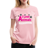 Animals - Frauen Premium T-Shirt - Hellrosa