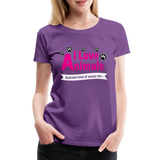 Animals - Frauen Premium T-Shirt - Lila